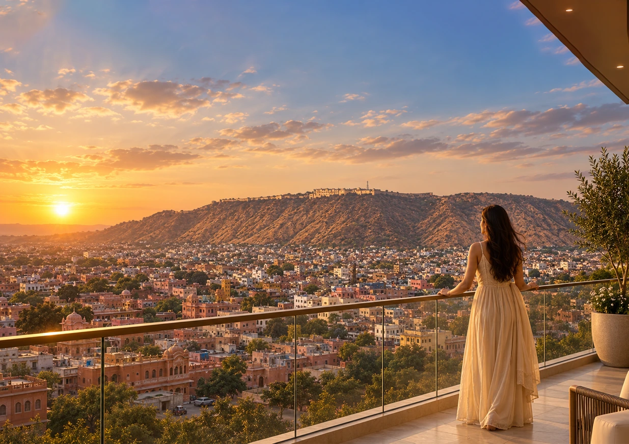 Pink Oaks Nahargarh Views Terraces